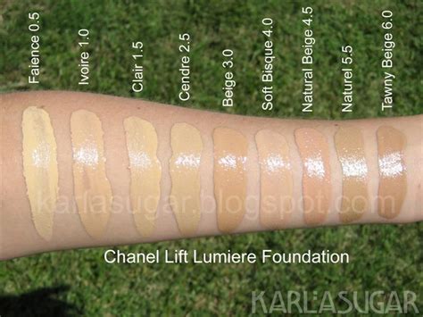 chanel lumiere lift foundation|chanel lift lumiere foundation shades.